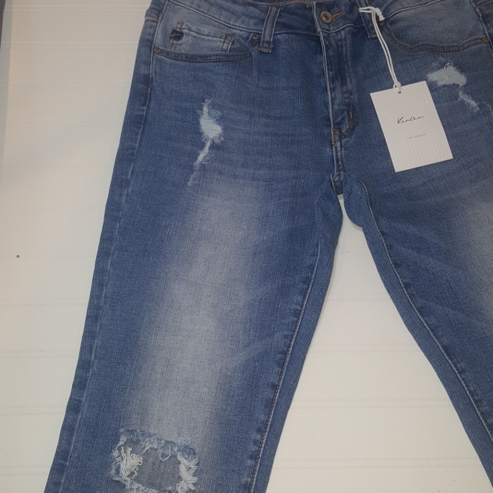 JACKSON Mid rise Distress Skinny Jeans 24, 27 - Picture 5 of 6